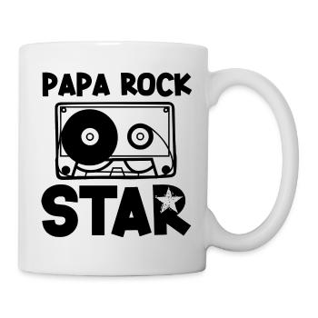 Dad rock star - Mug - white - Right