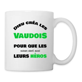 Dieu créa les Vaudois - Mug blanc - blanc - Droite