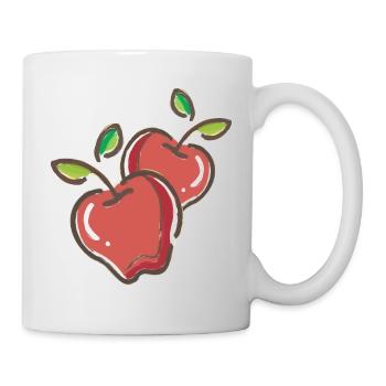 Aepfel - Mug blanc - blanc - Droite