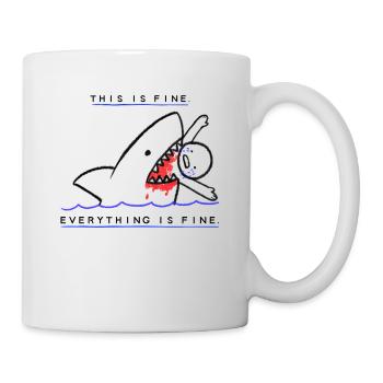 This Is Fine - Mug - white - Right