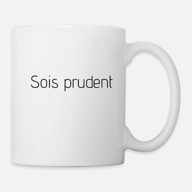 Sei vorsichtig. - Tasse - Weiß