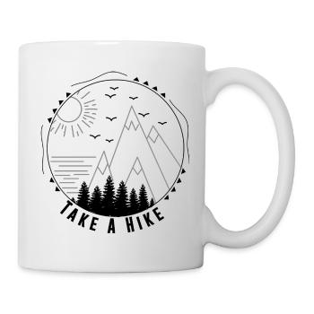 Faire une promenade - Mug blanc - blanc - Droite