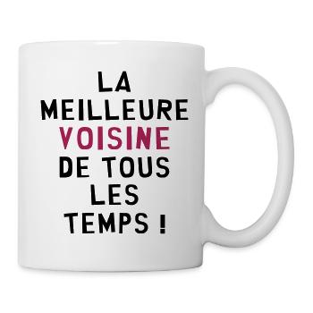 Voisin - Voisine - Fête de Voisins - Mug blanc - blanc - Droite