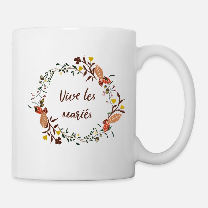 Vive les mariés - Mug blanc - blanc
