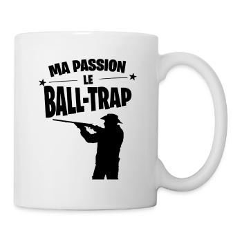 Ma passion le BALL-TRAP cadeau personnalisé sport - Mug blanc - blanc - Droite