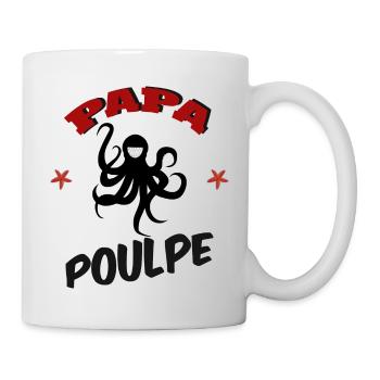 papa poulpe - Mug blanc - blanc - Droite