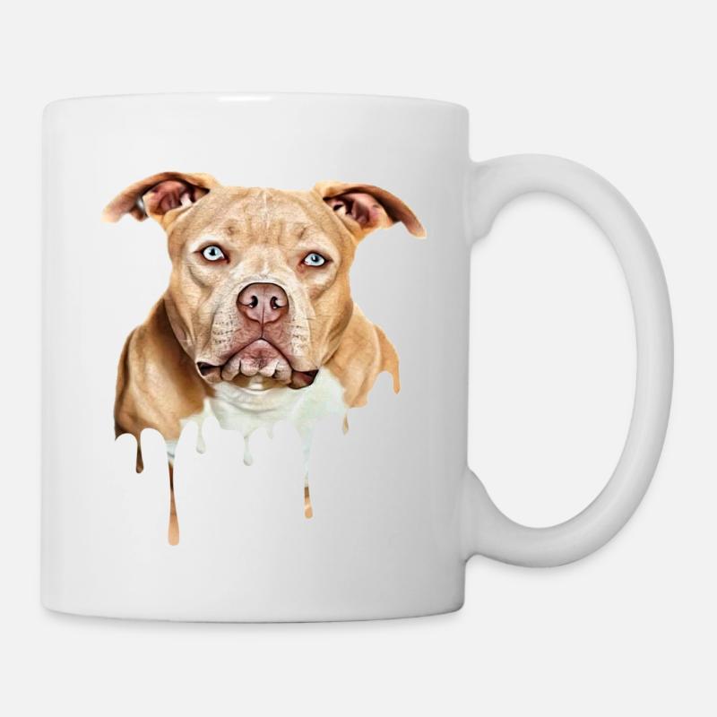 Bully Art American Bully Exotic Bully - Tasse - Weiß