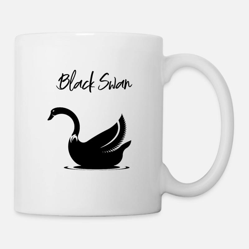 black swan - Mug - white