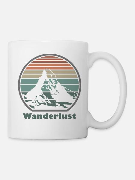 Mountain hiking - Mug - white