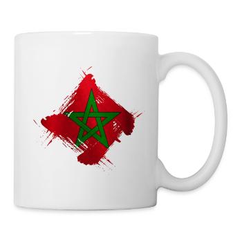 Drapeau du Maroc - Mug blanc - blanc - Droite