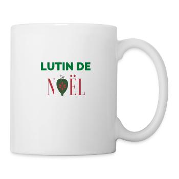 Lutin de noël - Mug blanc - blanc - Droite