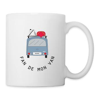 fan de mon van - Mug blanc - blanc - Droite