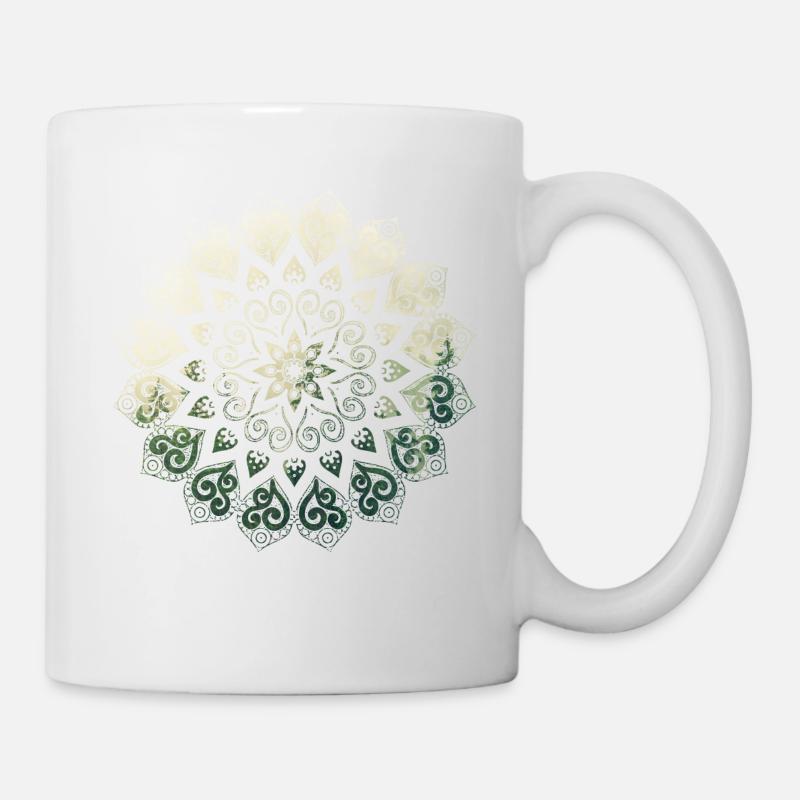 Mandala - Mug blanc - blanc