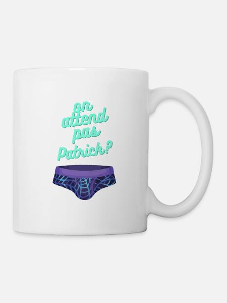 ON ATTEND PAS PATRICK - Mug blanc - blanc
