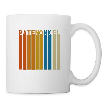 Patenonkel Patenkind Patentante Onkel Vintage - Tasse - Weiß - Rechts