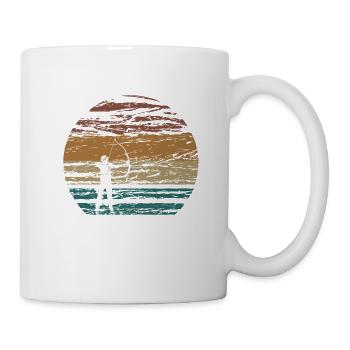 Bogenschießen Bogenschiessen Bogensport Geschenk - Tasse - Weiß - Rechts