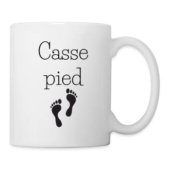 Casse pied ! 👣 - Mug blanc - blanc - Droite