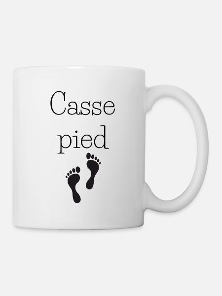 Casse pied ! 👣 - Mug blanc - blanc