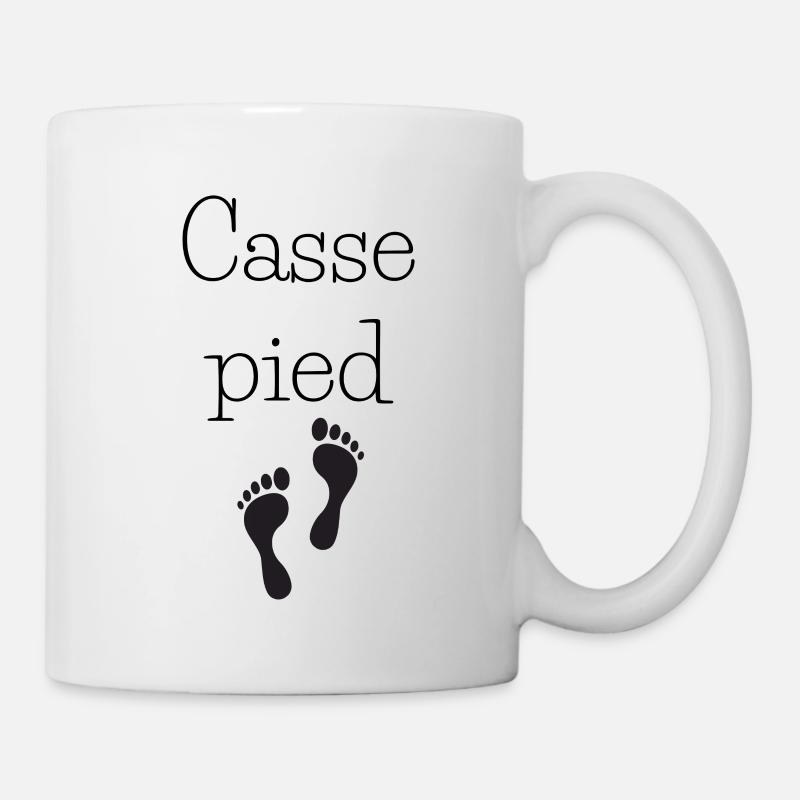 Casse pied ! 👣 - Mug blanc - blanc