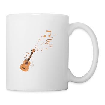 Guitar gift idea guitarist guitar player - Mug - white - Right