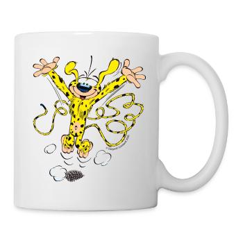 Marsupilami Happy - Tasse - Weiß - Rechts