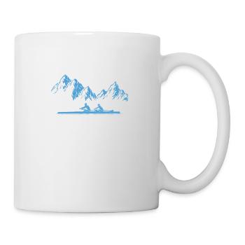 Rudern Paddeln Rudersport Kajak Geschenkidee - Tasse - Weiß - Rechts