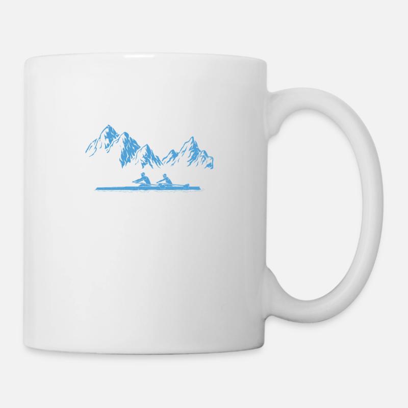 Idée cadeau aviron paddling aviron kayak - Mug blanc - blanc
