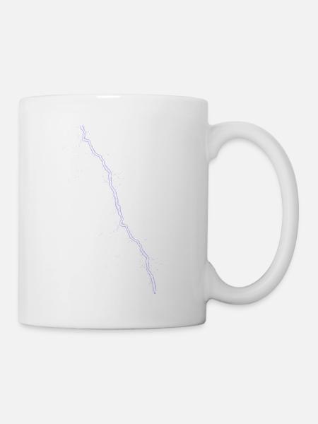Bleu éclair - Mug blanc - blanc