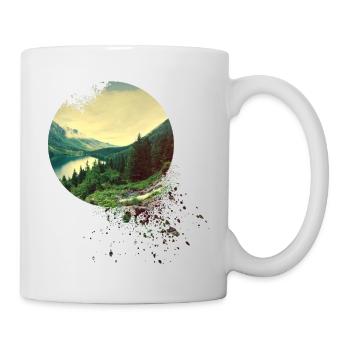 Nature Adventure Adventure Forest Mountains Lake - Mug - white - Right