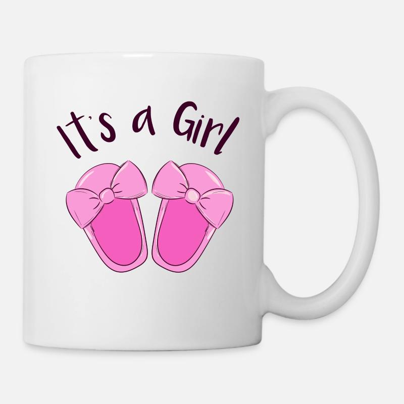 Es ist ein Mädchen! - Tasse - Weiß