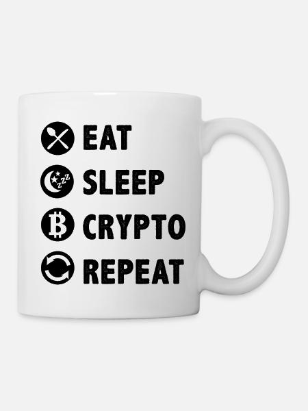 Crypto saying crypto currency investment crypto - Mug - white