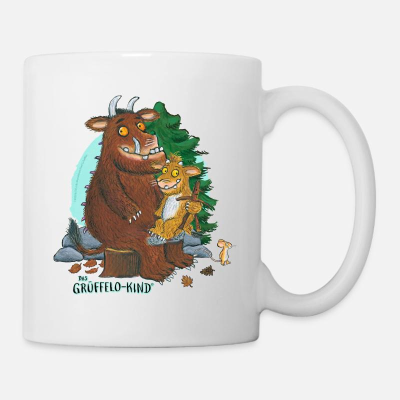Der Grüffelo Mit Kind Im Wald - Tasse - Weiß