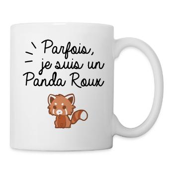 Je suis un panda roux - Mug blanc - blanc - Droite