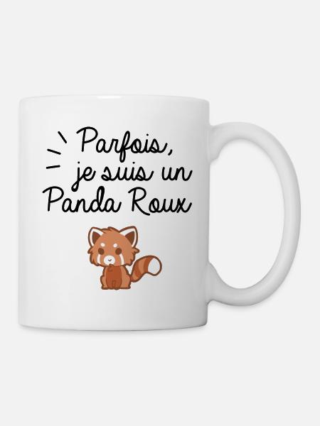 Je suis un panda roux - Mug blanc - blanc