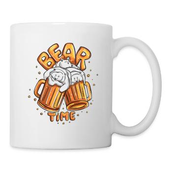 Bear time - Mug blanc - blanc - Droite