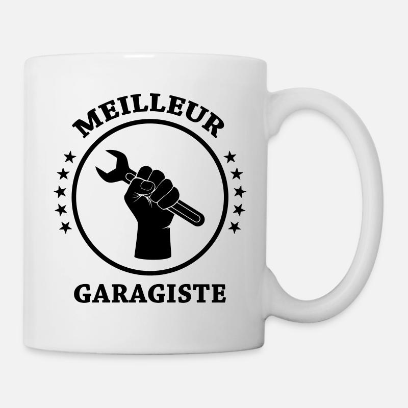 Meilleur Garagiste - Mug blanc - blanc