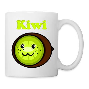 Kiwi - Mug blanc - blanc - Droite
