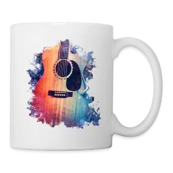 Acoustic Guitar Guitar Acoustic Guitar Music - Mug - white - Right