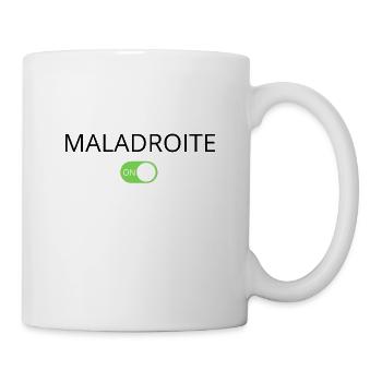 Maladroite mode - Mug blanc - blanc - Droite