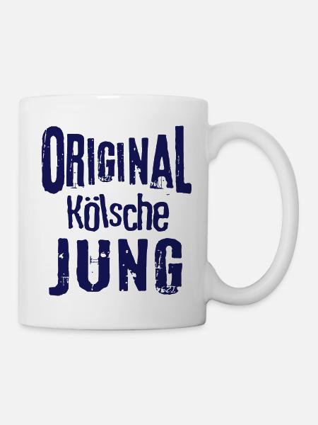 Kölsche Jung - Original Kölner Köln Heimat - Tasse - Weiß