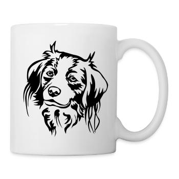 Kooikerhondje Tête - Mug blanc - blanc - Droite