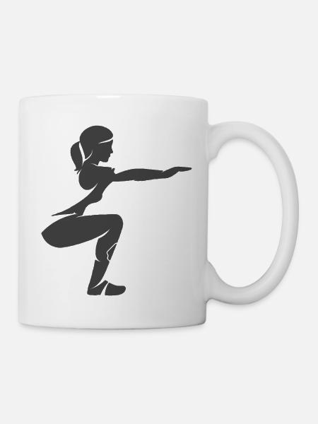 Women Squads Squat - Mug - white