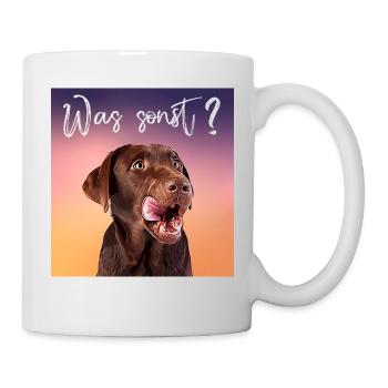 Was sonst brauner Labrador - Tasse - Weiß - Rechts