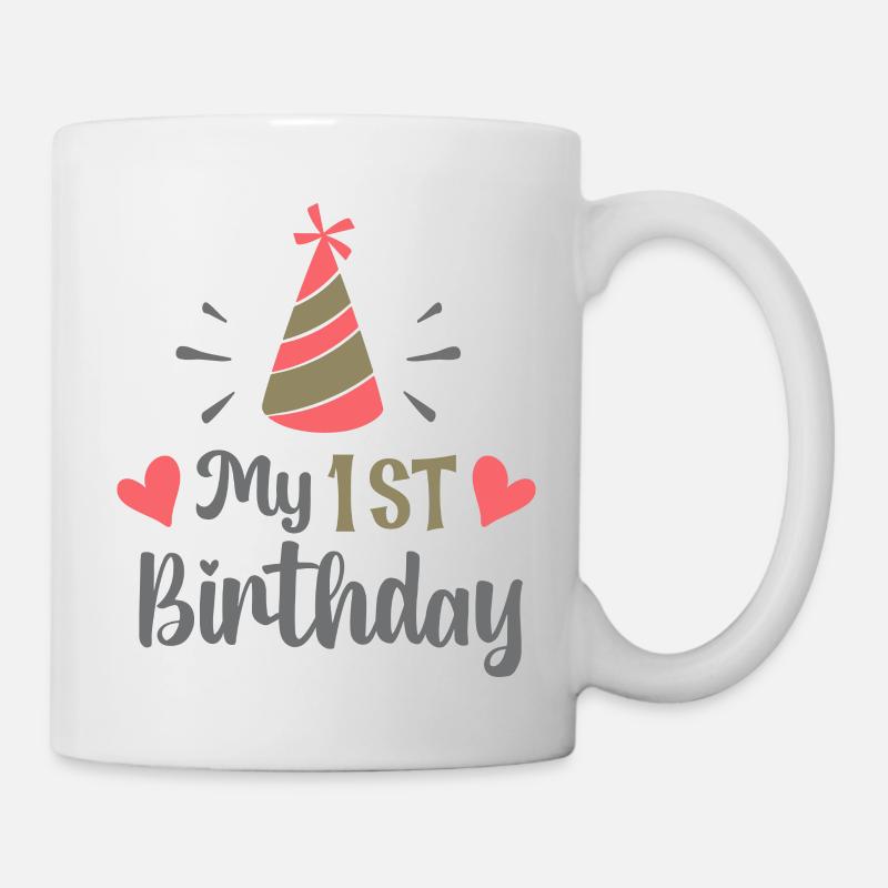Mein 1. Geburtstag - Tasse - Weiß