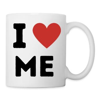 I love me humour drôle je m'aime - Mug blanc - blanc - Droite
