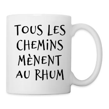 Humour - Rhum - Mug blanc - blanc - Droite