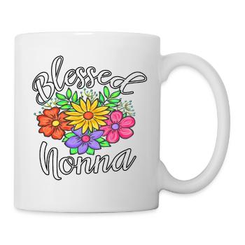 Bénie Nonna Drôle grand-mère italienne - Mug blanc - blanc - Droite
