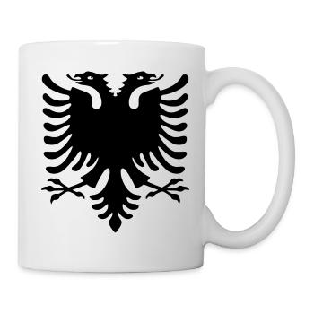 Albanischer Adler Kosovo Armee Albanien Albaner - Tasse - Weiß - Rechts