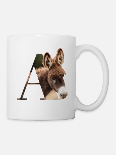 A Animal Alphabet Ane - Mug - white