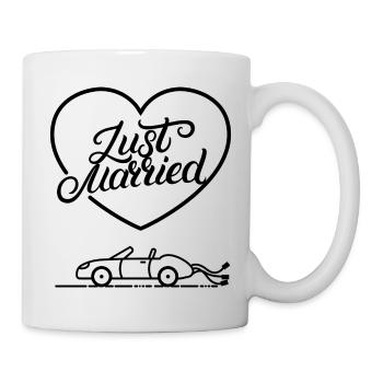 Just Married - Mug blanc - blanc - Droite